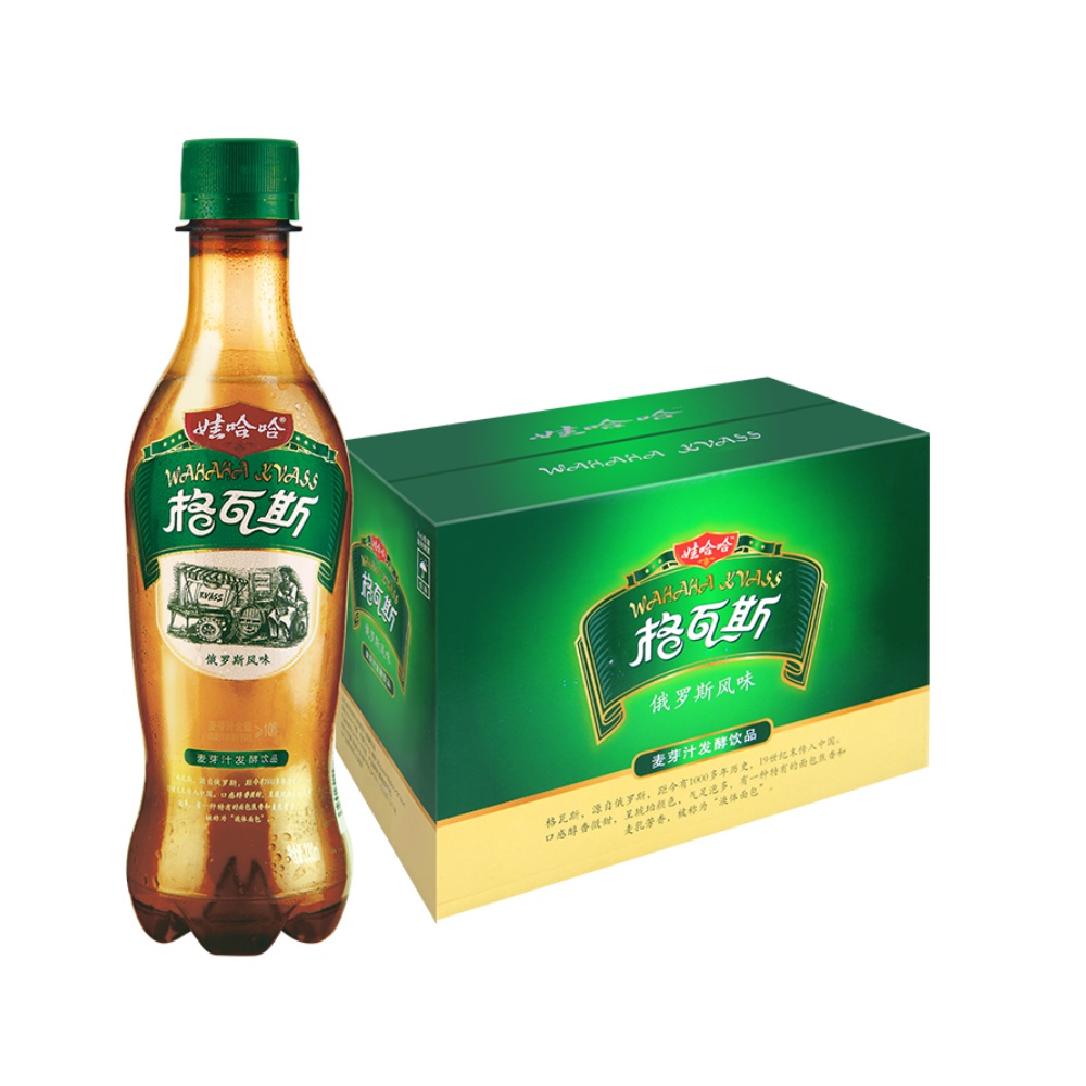 娃哈哈 格瓦斯饮料 600ml24瓶装整箱俄罗斯风味