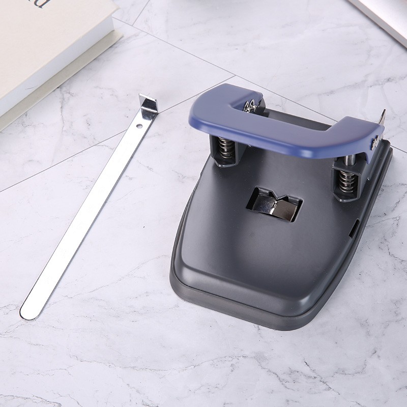 晨光 中号30页打孔器 便携式双孔打孔机 孔径7mm/孔距80mm(带标尺)  单个装ABS92648