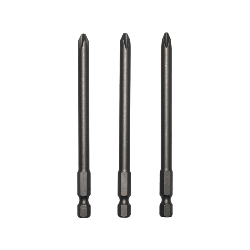 万联 PH2-6*100mm  10支/盒 电动螺丝刀头抗冲击单头十字批头磁性 中长
