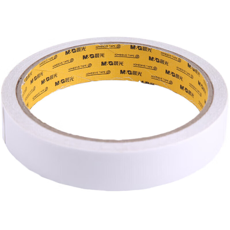 晨光 18mm*10y 高粘性棉纸双面胶带   单卷装  AJD97350A