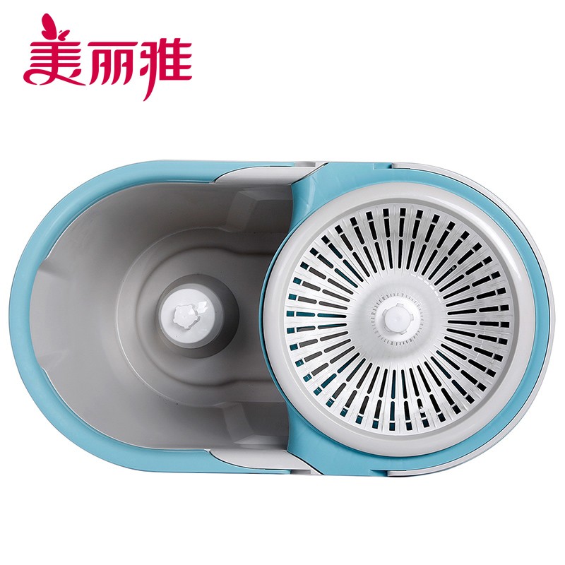 美丽雅 乐动旋转拖把手压式双驱动家用懒人免手洗地拖木地板地砖墩布可拆 HC067974